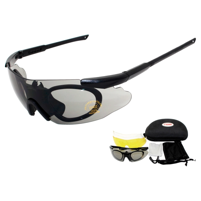 окуляри захисні тактичні зі змінними лінзами