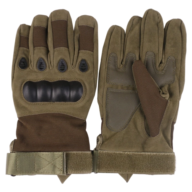 тактические перчатки с пальцами и липучкой