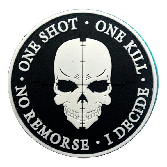 шеврон на липучці one shot one kill