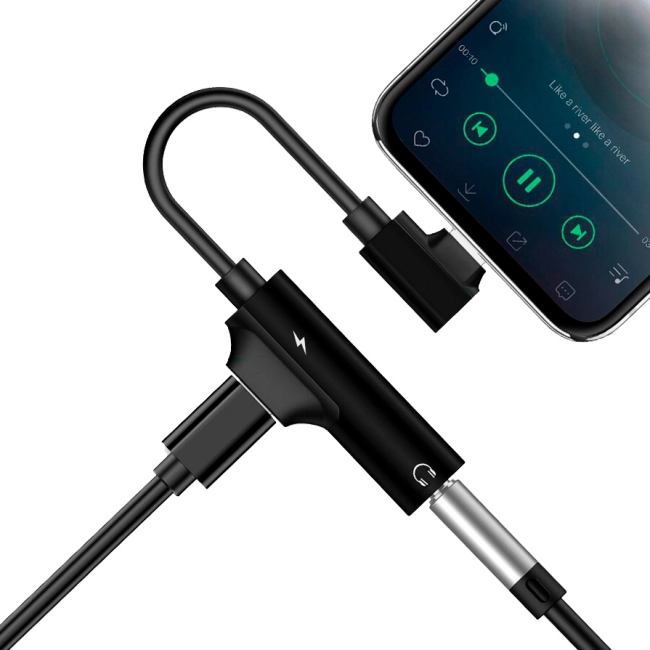 переходник для iphone на type c и 3.5
