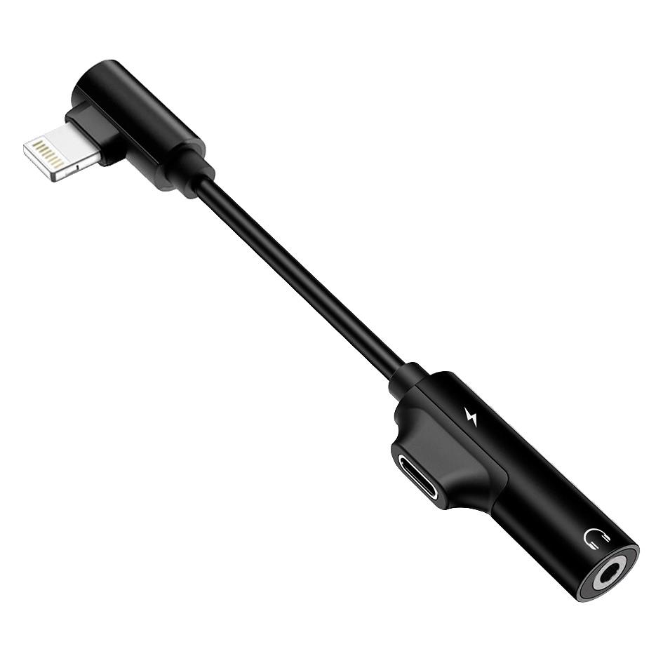 перехідник з lightning на type c та 3.5