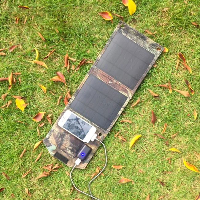 панель солнечная камуфляжная с юсб