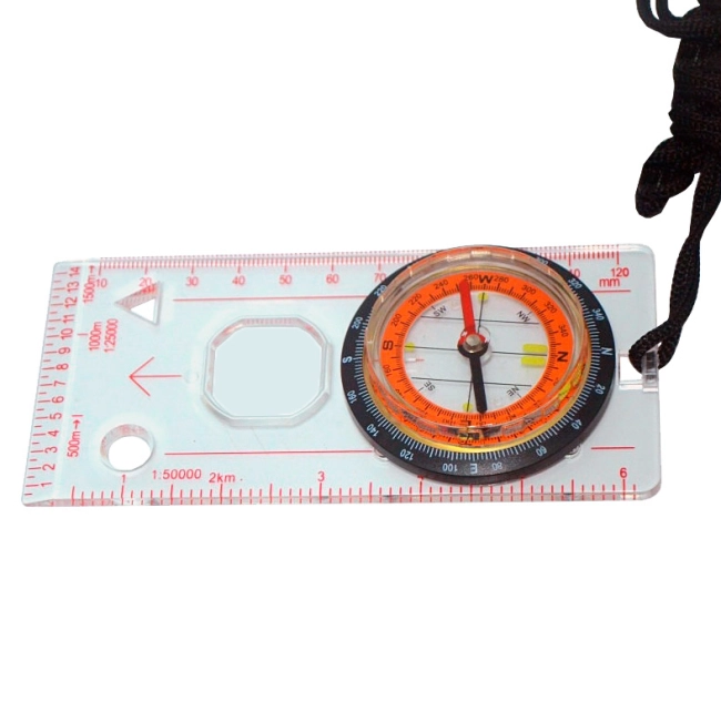 компас з лінійкою для мап