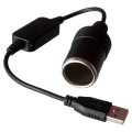 перехідник з USB на прикурювач