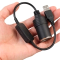 USB адаптер на гніздо прикурювача