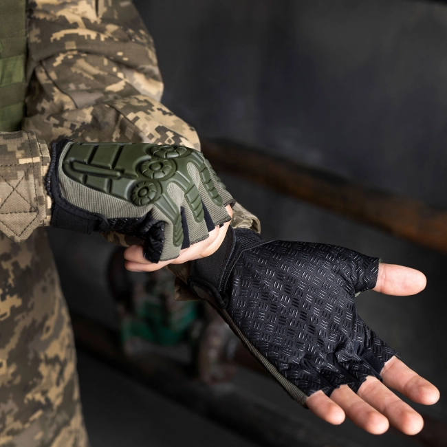 рукавички без пальців тактичні для рук