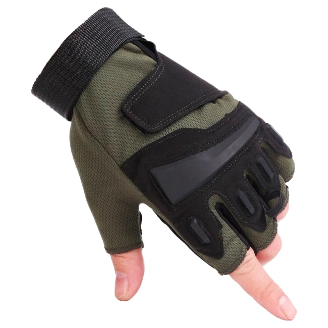 перчатки тактические без пальцев для защиты