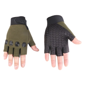 перчатки тактические без пальцев с защитой