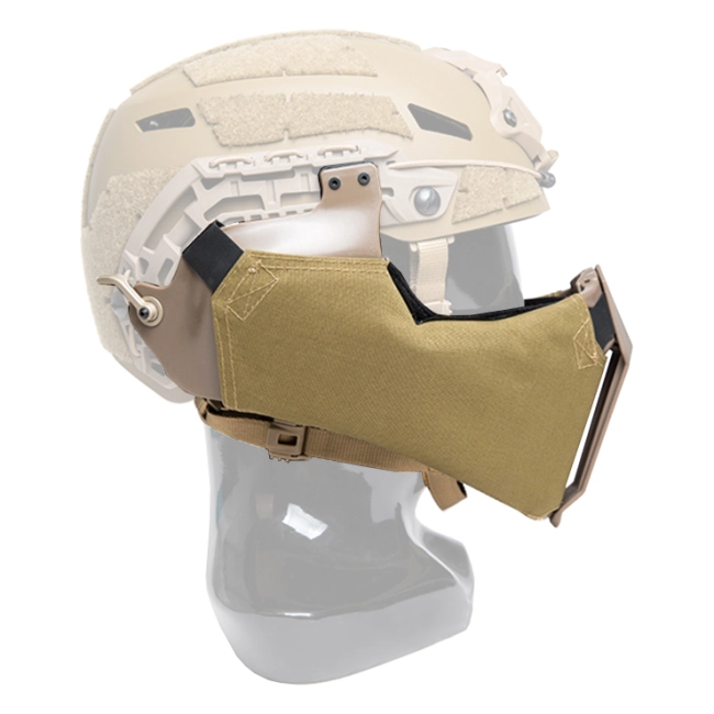 тактична маска на пів обличчя з кріпленням на шолом