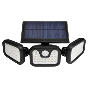 вуличний світильник із сонячною батареєю та датчиком руху