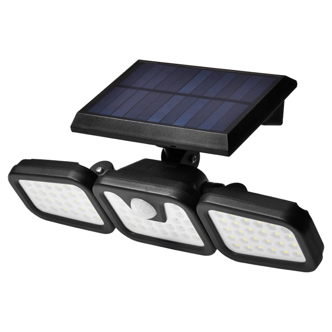 вуличний led світильник із сонячною батареєю