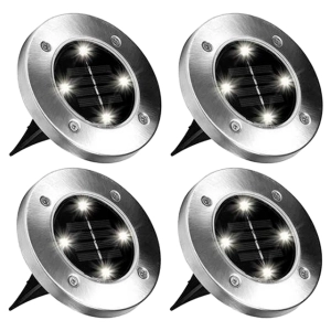 Уличные светодиодные светильники на солнечных батареях 4 шт уличные светодиодные светильники на солнечных батареях