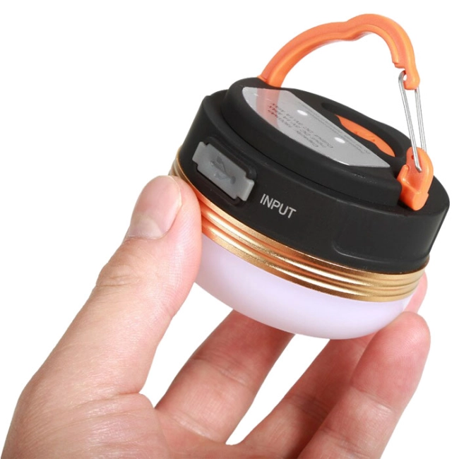 подвесной светильник на карабине