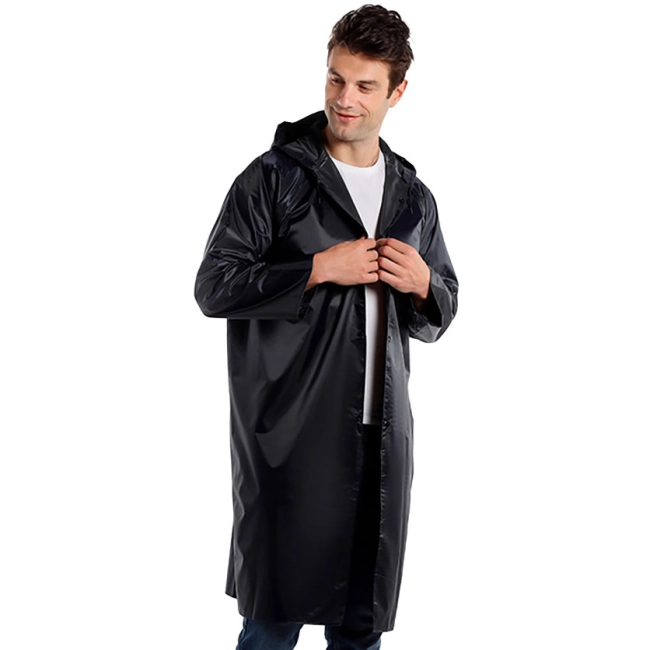 мужской дождевик с капюшоном