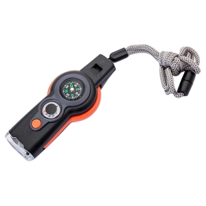 свисток для выживания с компасом