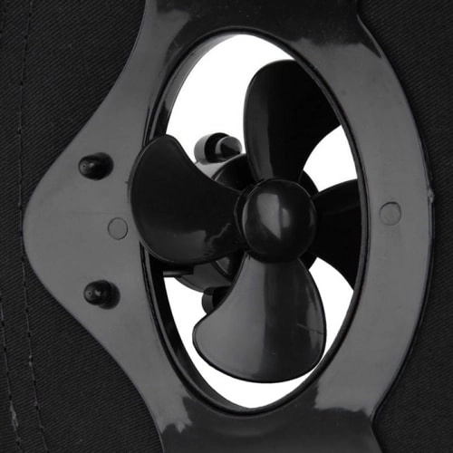 кепка с вентилятором на солнечных батареях