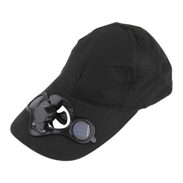 бейсболка с вентилятором на солнечной батарее