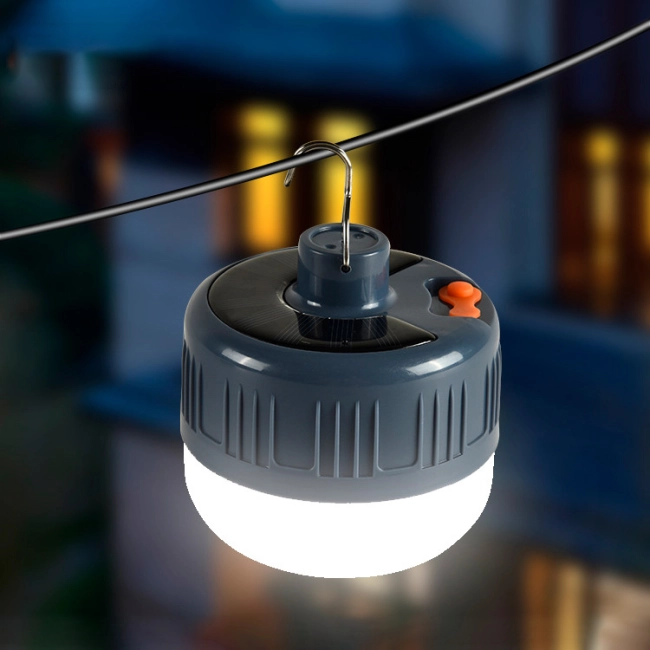 подвесная светодиодная лампа на солнечной батарее