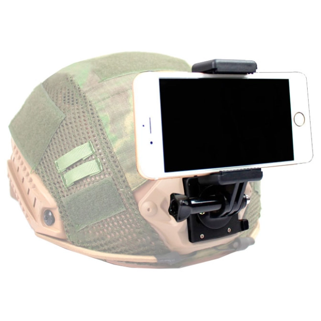 кріплення для телефону на шолом