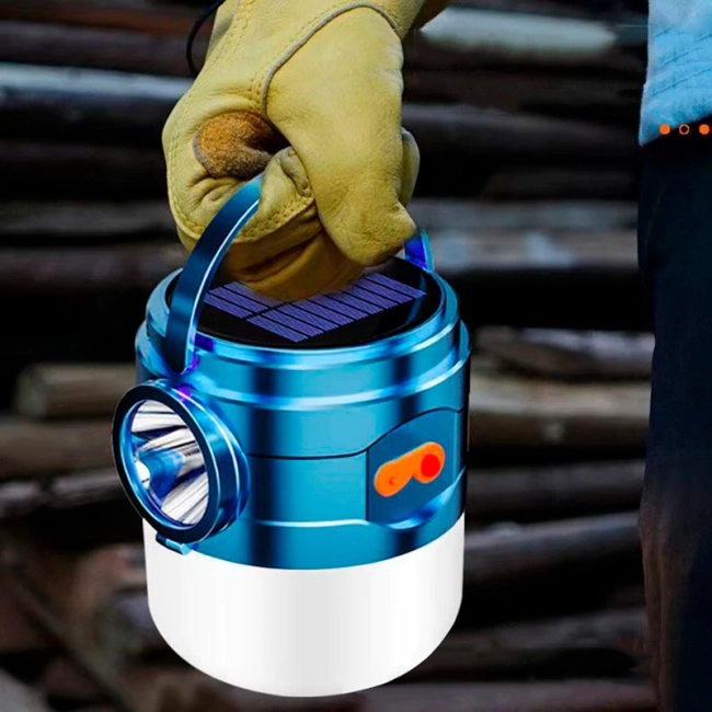 подвесной фонарик с солнечной зарядкой