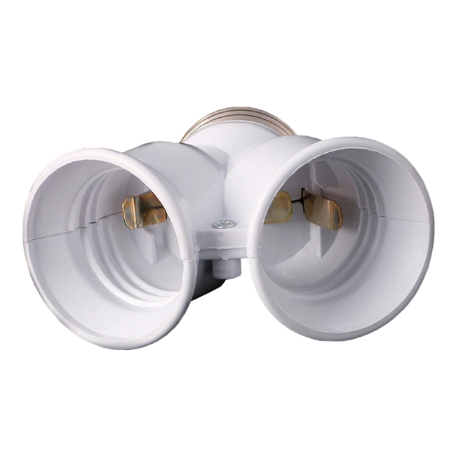 перехідник на дві лампочки e27