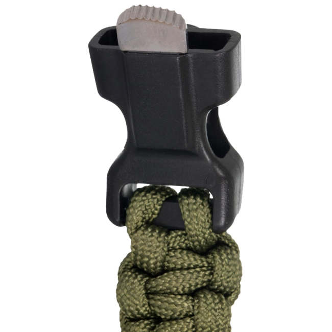 браслет из паракорда для выживания с компасом и свистком