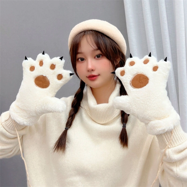 перчатки лапки кошки