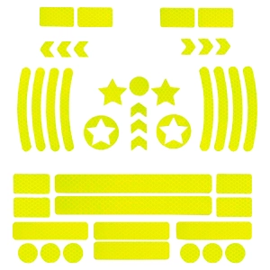 Светоотражающие наклейки на одежду (42 шт) светоотражающие наклейки на одежду