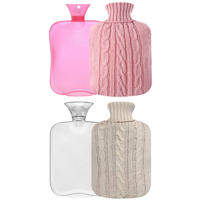 грілка з в'язаним чохлом