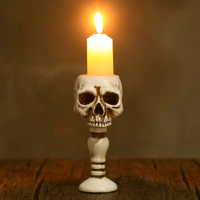 підставка для свічки череп