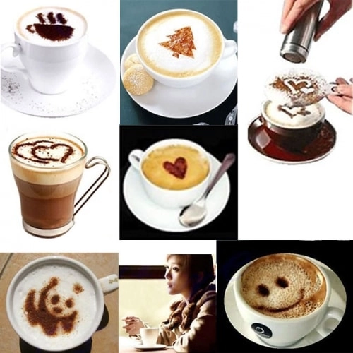 трафареты для латте-арт