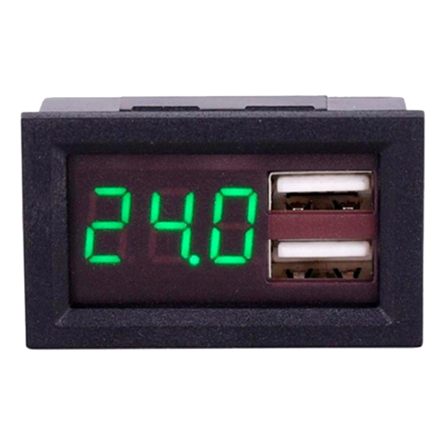 автомобильный вольтметр 12 в с usb