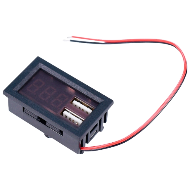 цифровой мини-вольтметр 12 в