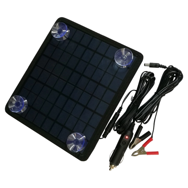 сонячна панель для заряджання автомобільного акумулятора