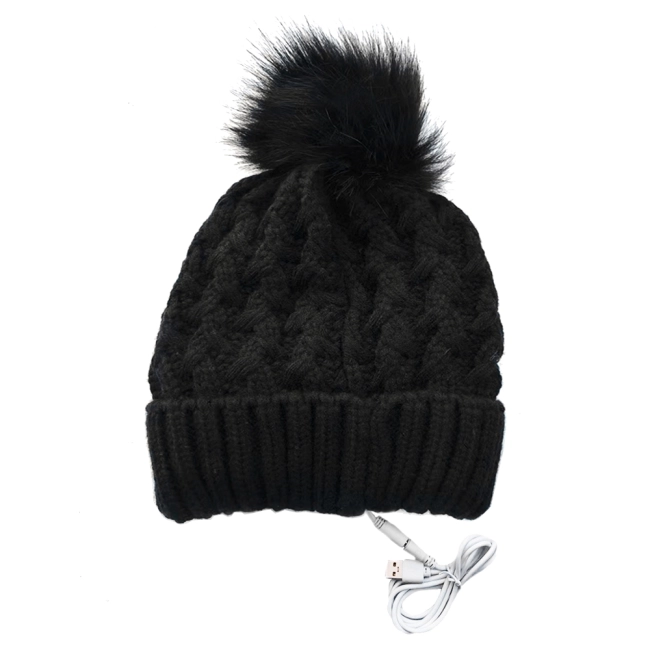 шапка зимняя для женщин с подогревом