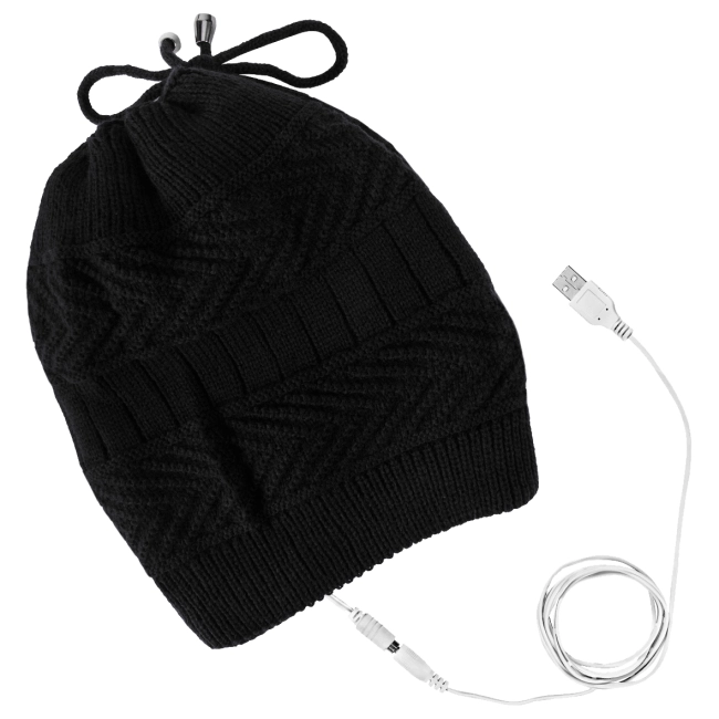 шапка-шарф зимняя с подогревом