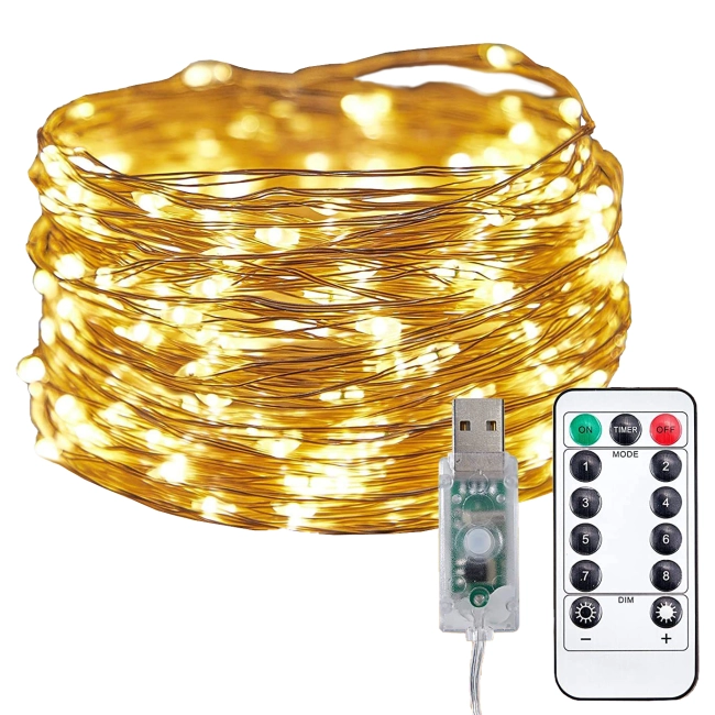 гирлянда проволока от usb