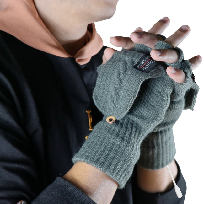 рукавички з відкидним верхом із підігрівом