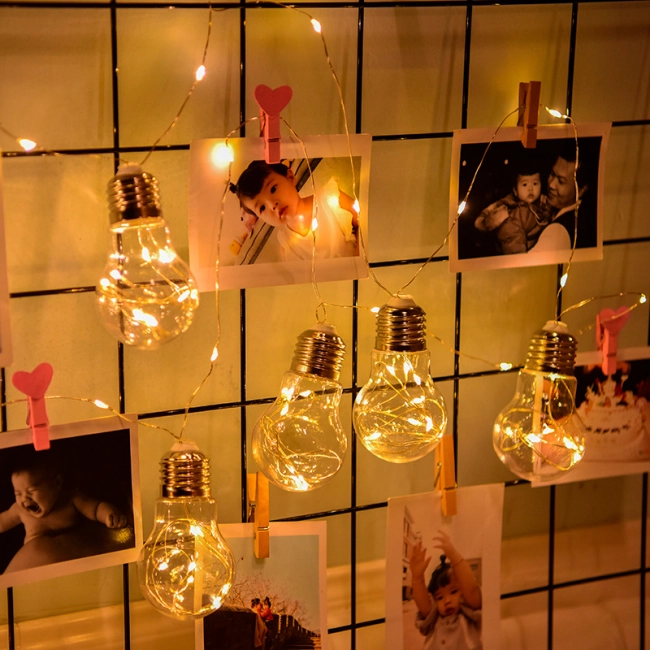 купити гірлянду лампочки на батарейках