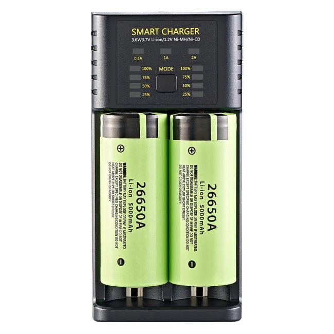 зарядний пристрій для акумуляторних батарей з індикатором заряду