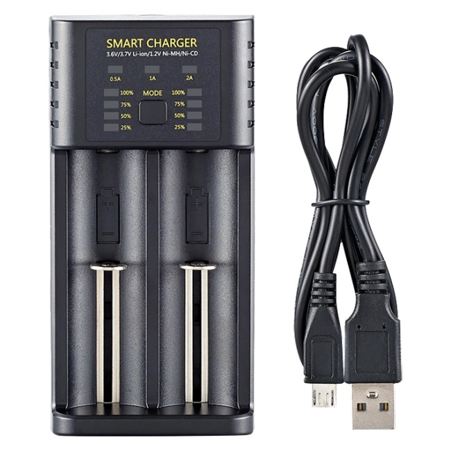 заряджання для акумуляторів з індикатором рівня заряду