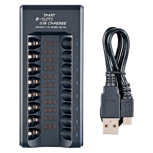 usb зарядка на 8 аккумуляторов