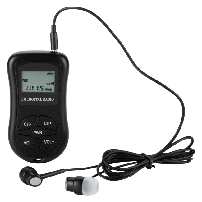 портативный радиоприемник на батарейках