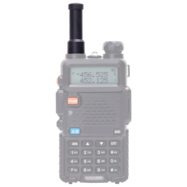 коротка антена на рацію baofeng