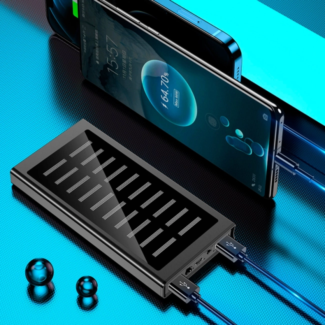 внешний аккумулятор с солнечной батареей 20000 mah