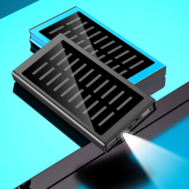 power bank с солнечной зарядкой 20000 mah