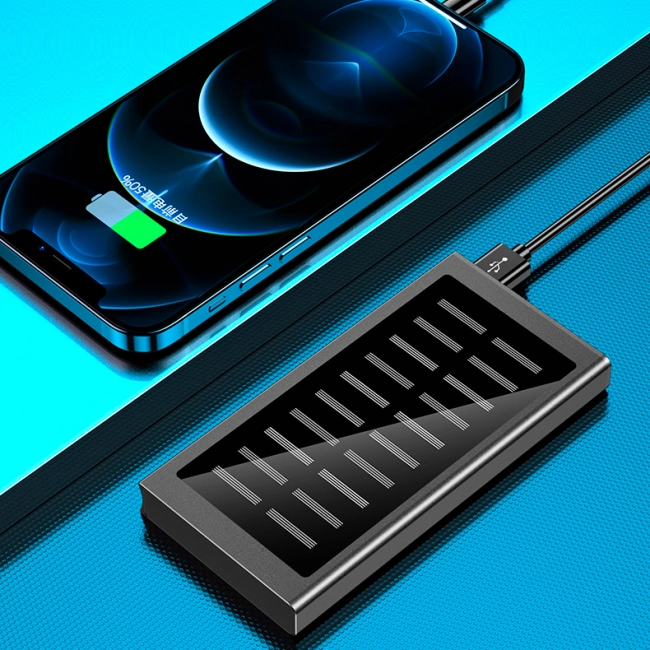 повербанк с солнечной зарядкой 20000 mah