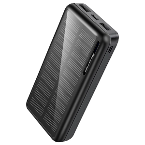 внешний аккумулятор с солнечной батареей 30000 mah