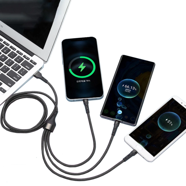 usb 3 в 1 кабель 100w