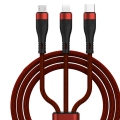 кабель usb 3 в 1 для швидкого заряджання 100 вт